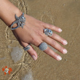bague argent femme