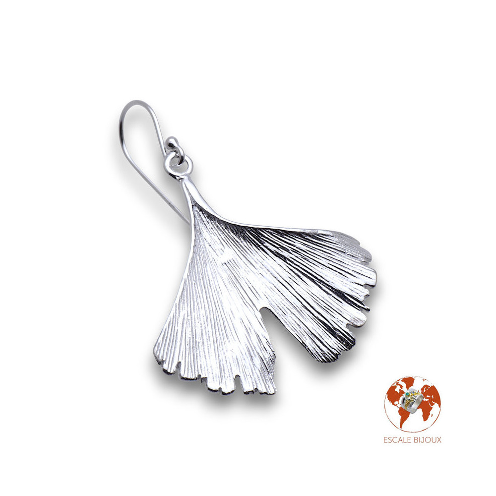 boucles d'oreilles ginkgo