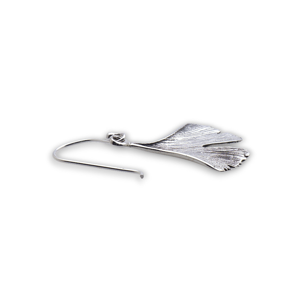boucles d oreilles pendantes ginkgo