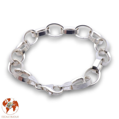 bracelet argent femme