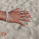 bague argent anti stress