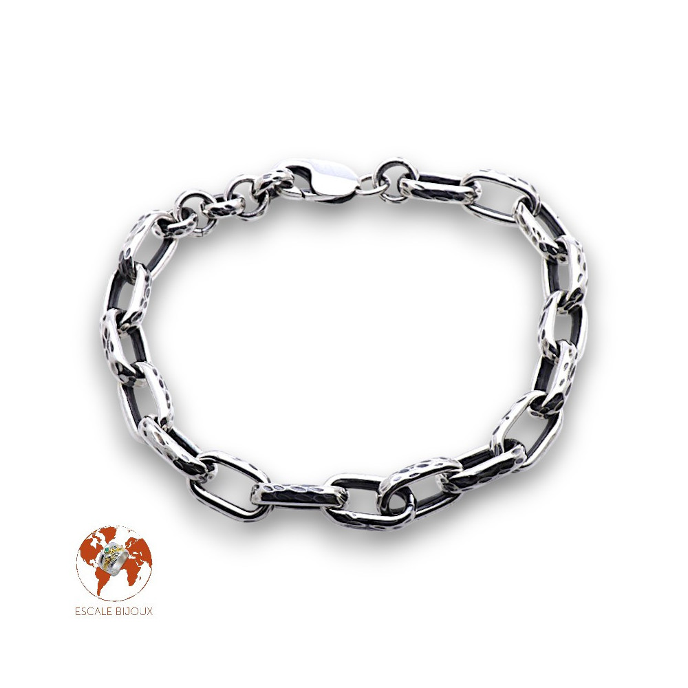 bracelet homme gros maillon