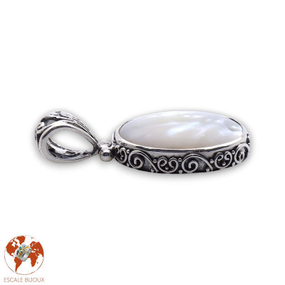 nacre blanche bijoux