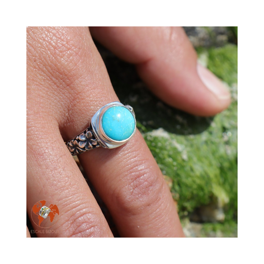 turquoise bague argent