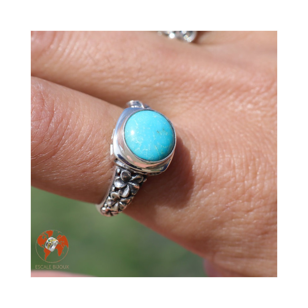 bague turquoise femme