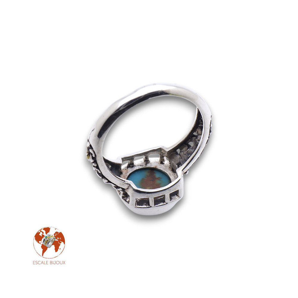 bague turquoise argent