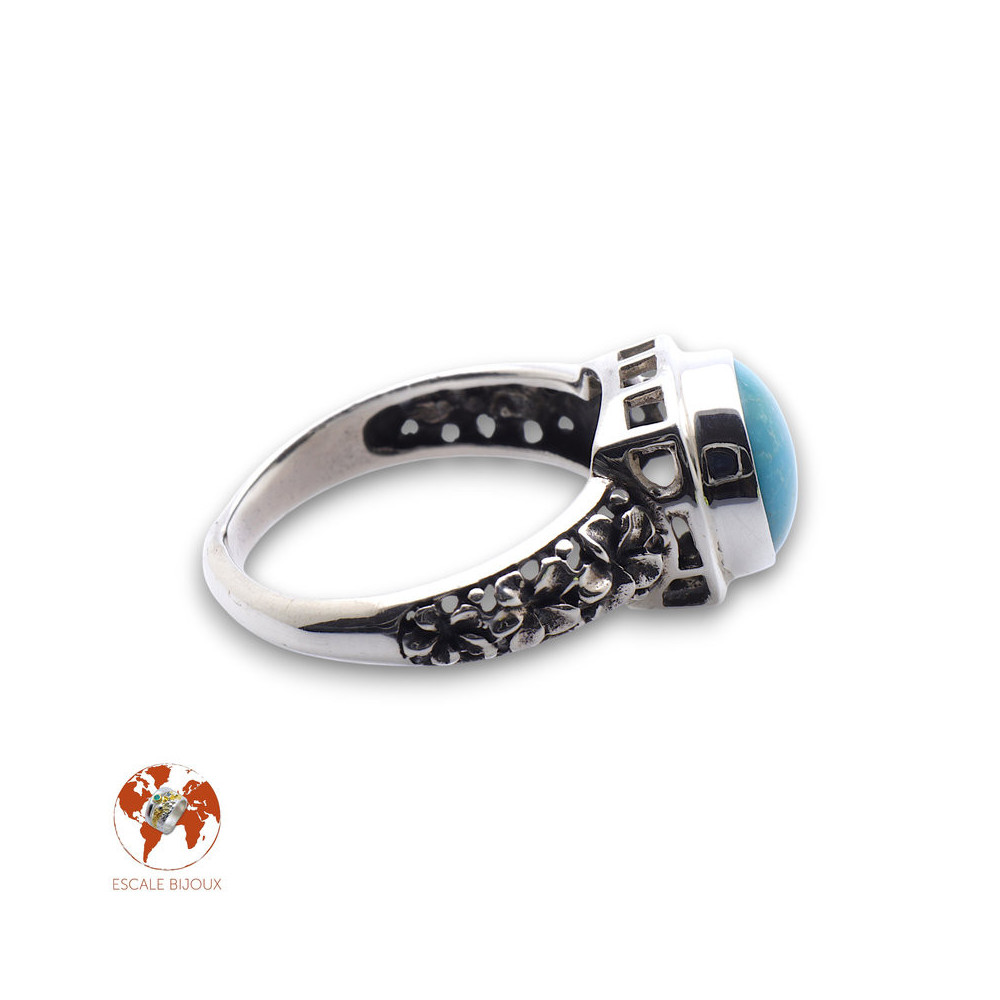 bague turquoise femme