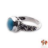 bague avec pierre turquoise