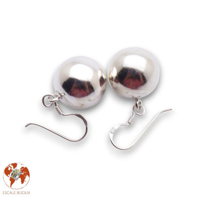 boucles d oreilles argent boules