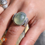 bague argent prehnite
