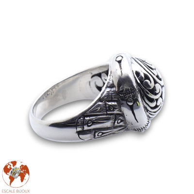 bague argent artisanale femme