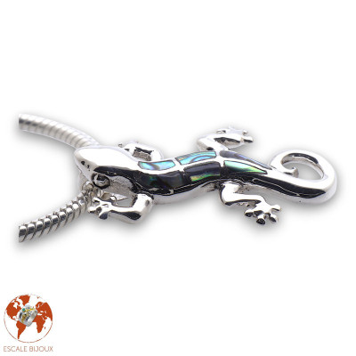 pendentif gecko homme