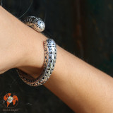 jonc argent ouvert femme