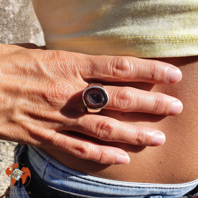 tabasco geode ring