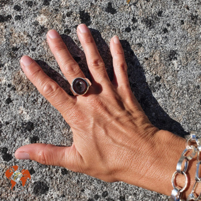 tabasco geode ring