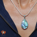 pendentif ormeau abalone coquillage