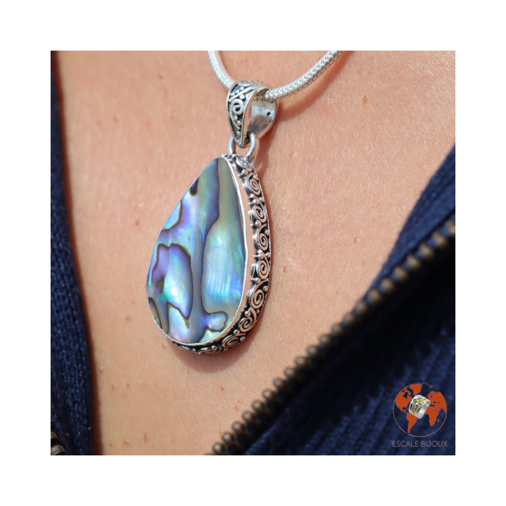 pendant abalone shell