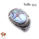 bague nacre abalone
