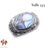 abalone bijou argent