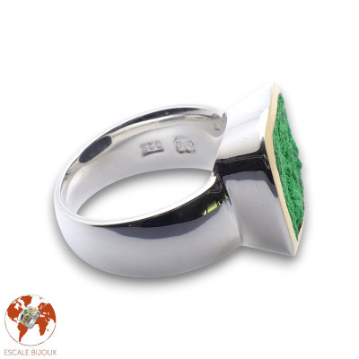 bague uvarovite de créateur