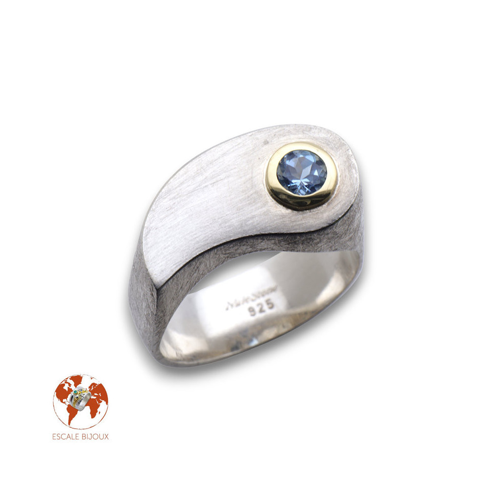 aigue marine bague
