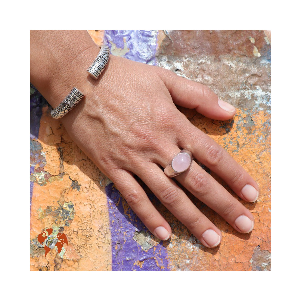 jonc argent femme