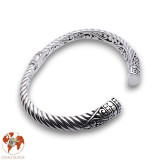 jonc argent ouvert femme
