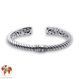 bracelet jonc argent 925 ouvert