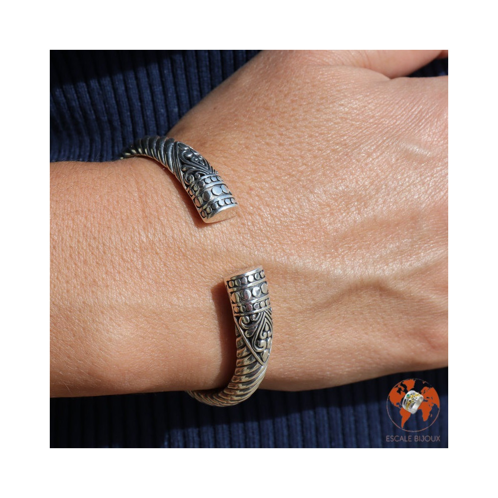 jonc ouvert argent 925