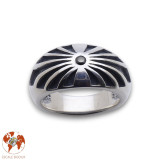 onyx bague homme