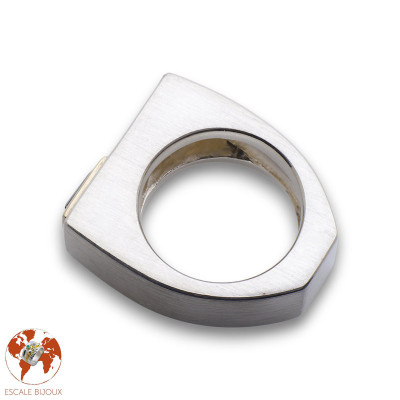 bague tourmaline bleue