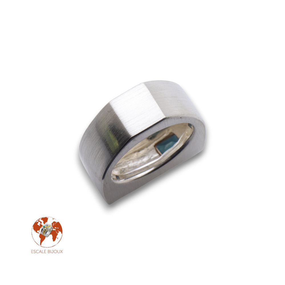 tourmaline bague argent femme