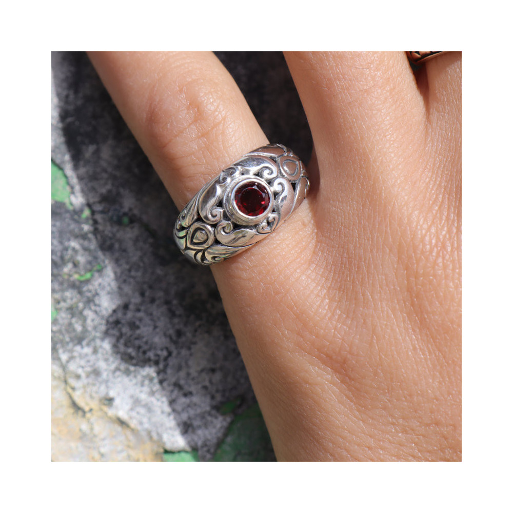 bague grenat