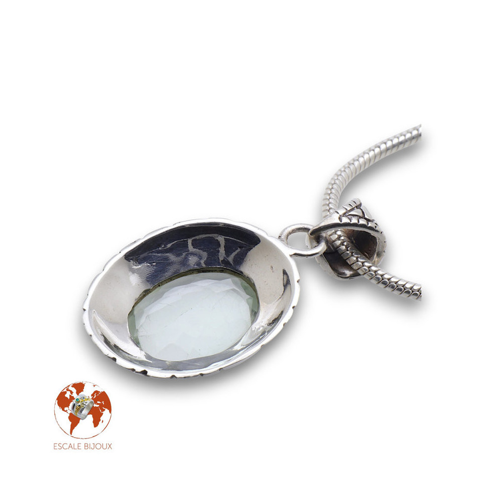 pendentif prasiolite