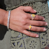 bracelet perles argent