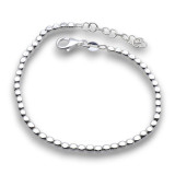 bracelet perles argent femme