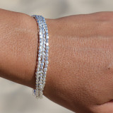 bracelet avec perle argent