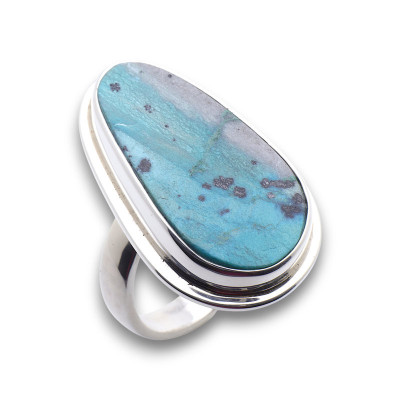 bague chrysocolle femme