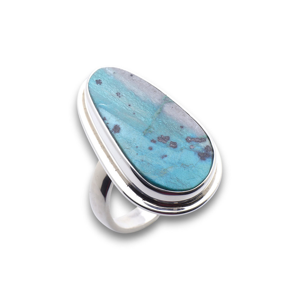 bague chrysocolle femme