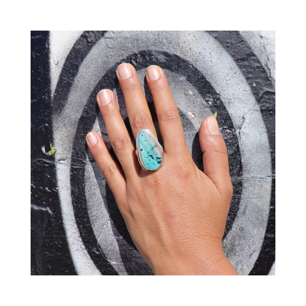 chrysocolle bague femme
