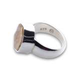 bague citrine argent femme