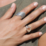 citrine bague