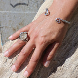 bague éléphant argent