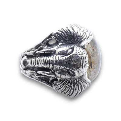 bague argent ethnique femme