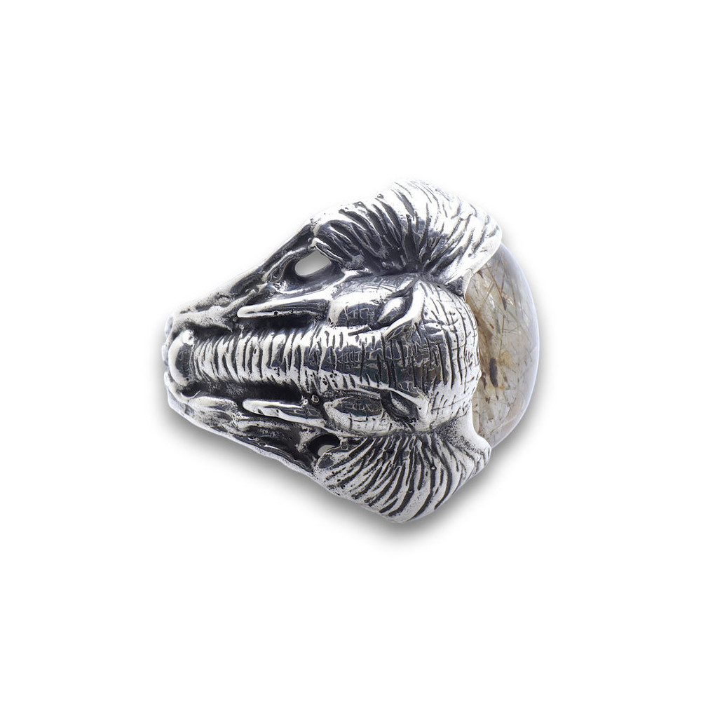 bague argent ethnique femme