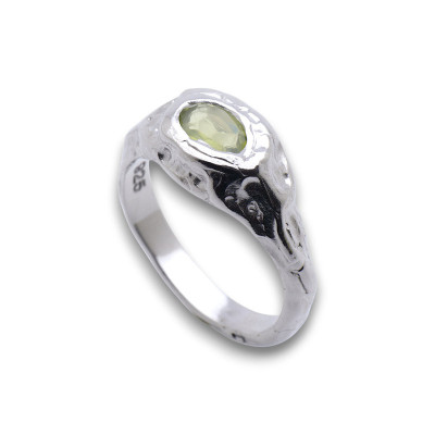 bague péridot femme