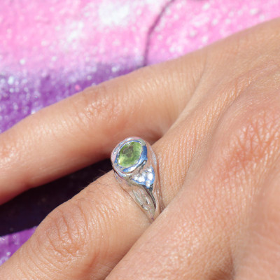 péridot bague