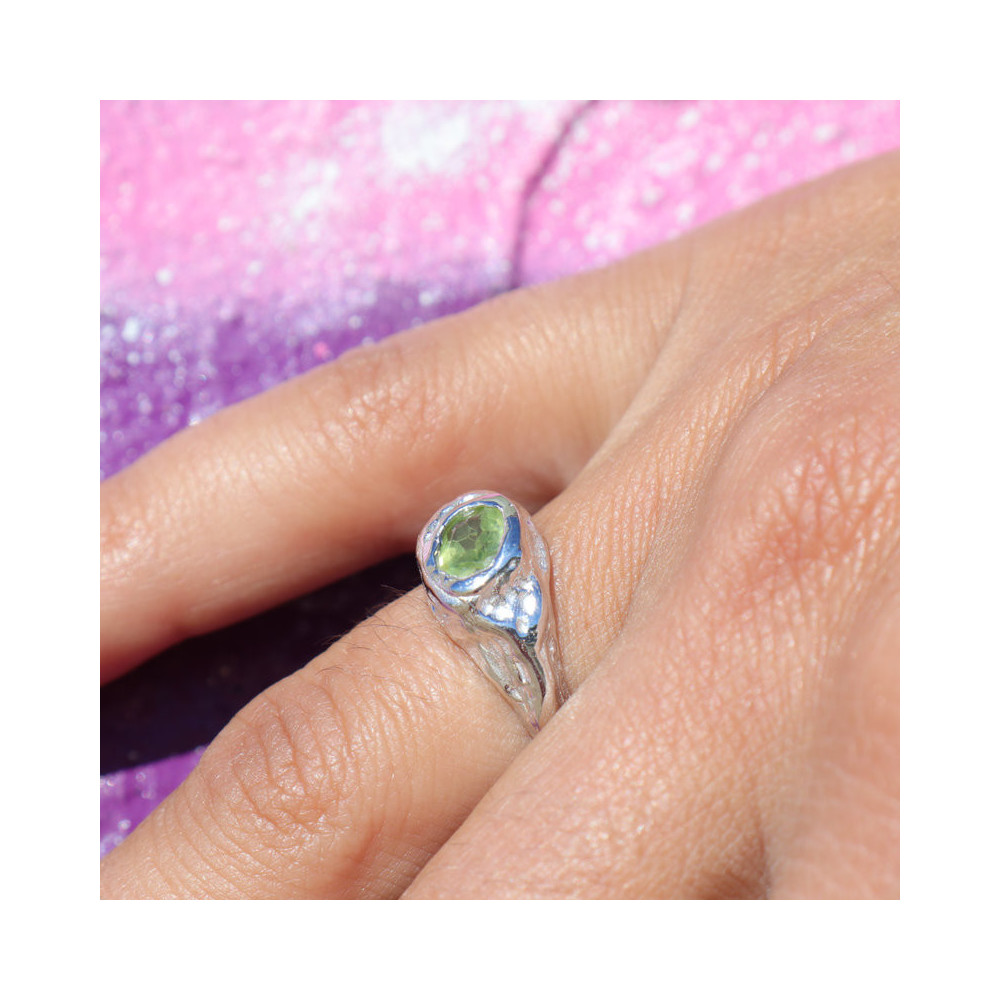 péridot bague