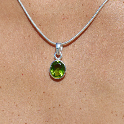 pendentif péridot