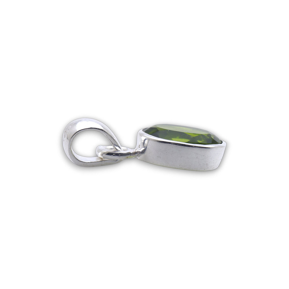 pendentif pierre péridot